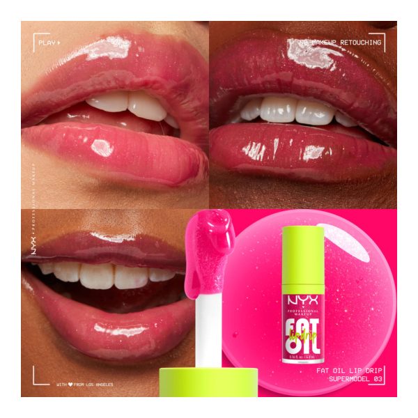 NYX – Huile à lèvres FAT OIL