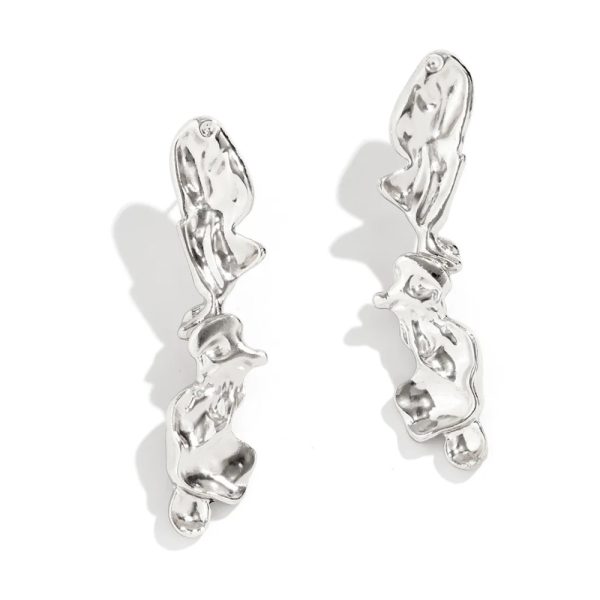 ALI EXPRESS – Collier ras-du-cou en métal liquide irrégulier 7