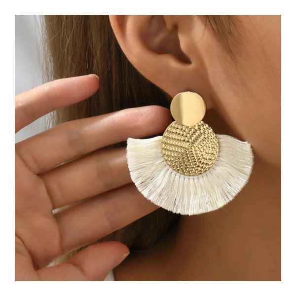 ALI EXPRESS – Boucles d’Oreilles Bohèmes à Pompons