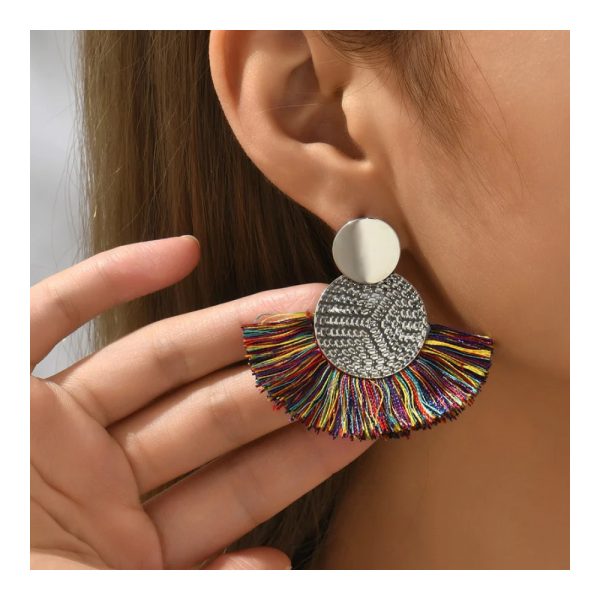 ALI EXPRESS – Boucles d’Oreilles Bohèmes à Pompons 4
