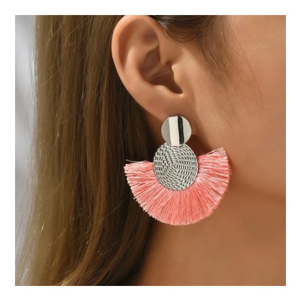 ALI EXPRESS – Boucles d’Oreilles Bohèmes à Pompons 8