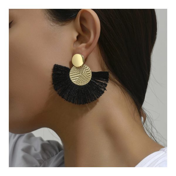 ALI EXPRESS – Boucles d’Oreilles Bohèmes à Pompons 10