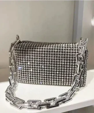 ALI EXPRESS - Mini sac seau à strass