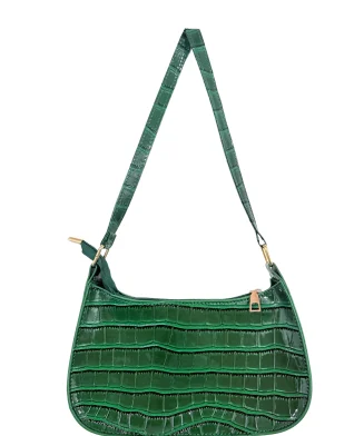 ALI EXPRESS - Sac à main vintage en cuir verni - Green-1