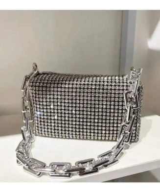 ALI EXPRESS - Mini sac seau à strass