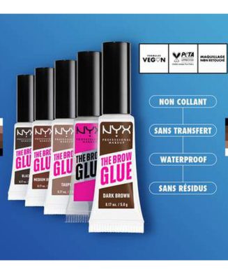 NYX - Gel à sourcils fixateur the brow glue