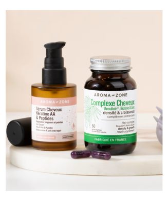 AROMA-ZONE - Duo Cheveux Anti-Chute & Réparateur