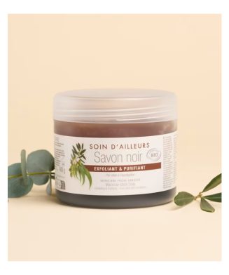 AROMA-ZONE - Savon noir à  l'Eucalyptus BIO - 400gr