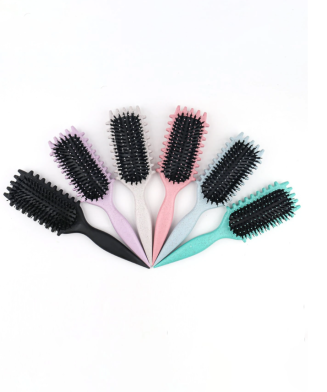 SHEIN - Brosse coiffante en poils de sanglier – Anti-nœuds & coiffage lisse