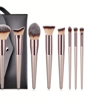 SHEIN - Kit 10 pinceaux maquillage champagne gold