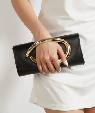 SHEIN - Pochette vintage élégante – Clutch femme polyvalente