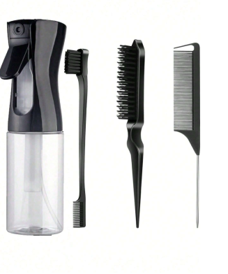 SHEIN - Set de 3 peignes + vaporisateur 200 ml