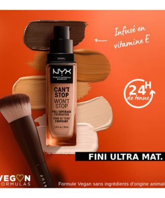 NYX - Can’t Stop Won’t Stop – fond de teint liquide mat longue tenue
