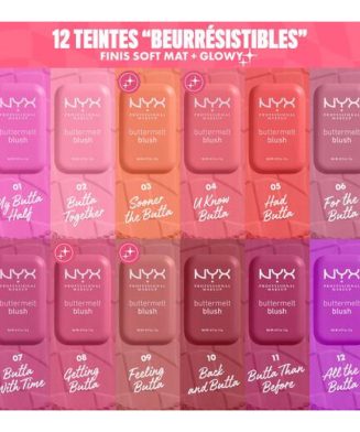 NYX - Buttermelt Blush poudre