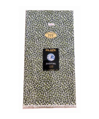 Filafil Switzerland - Tissu de luxe Motif Léopard Vert & Noir