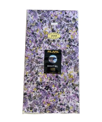 Filafil Switzerland – Tissu de Luxe Motif floral violet & nuances pastel