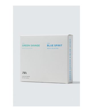 ZARA – Green Savage + Blue Spirit – Coffret Eau de Toilette Homme – 2 x 100 ml 2