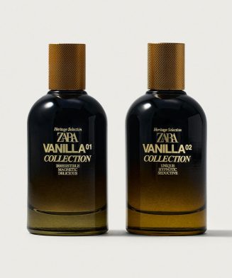 ZARA - Vanille Collection 01 & 02 – Coffret Eau de Parfum Homme - 2 x 100 ml