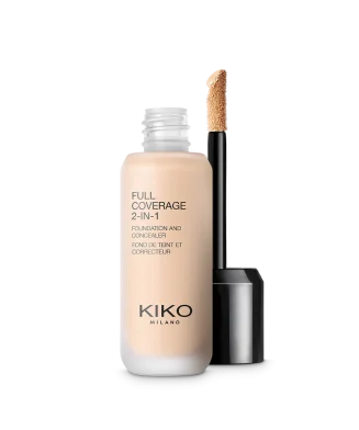 KIKO Milano – Full Coverage 2-in-1 Foundation & Concealer – 25 ml