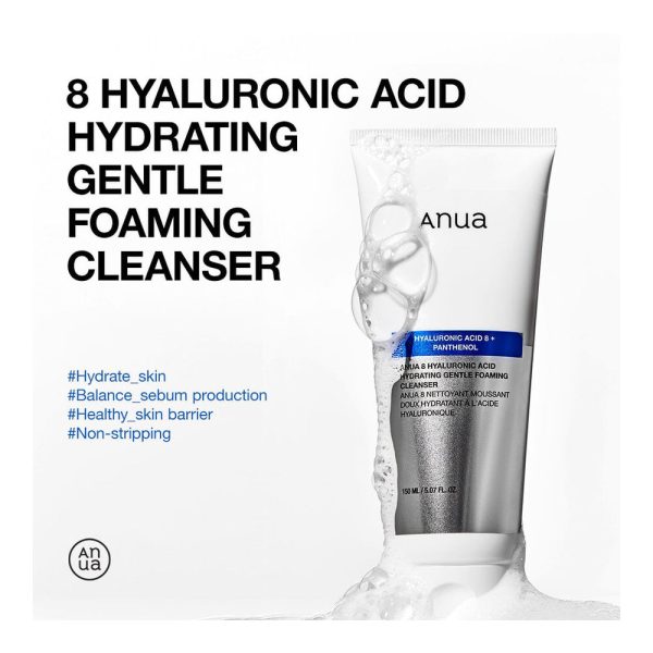 Anua – 8 Hyaluronic Acid Hydrating Gentle Foaming Cleanser 2