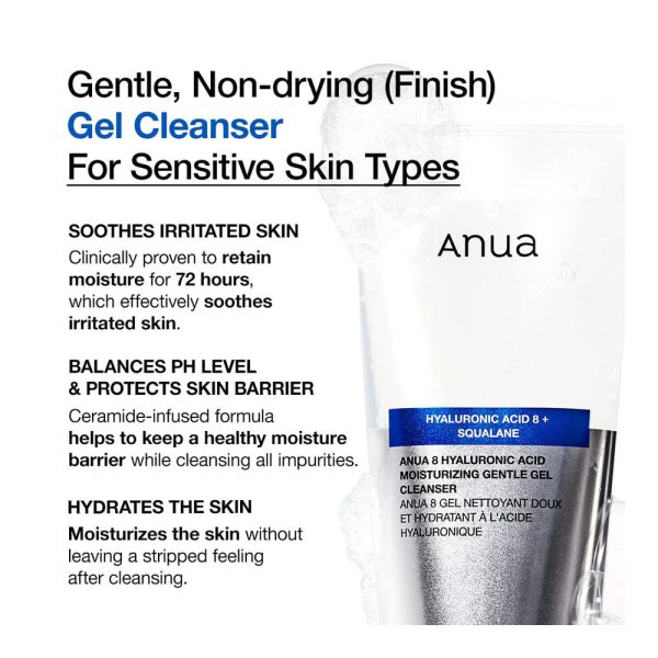 Anua – 8 Hyaluronic Acid Moisturizing Gentle Gel Cleanser 3