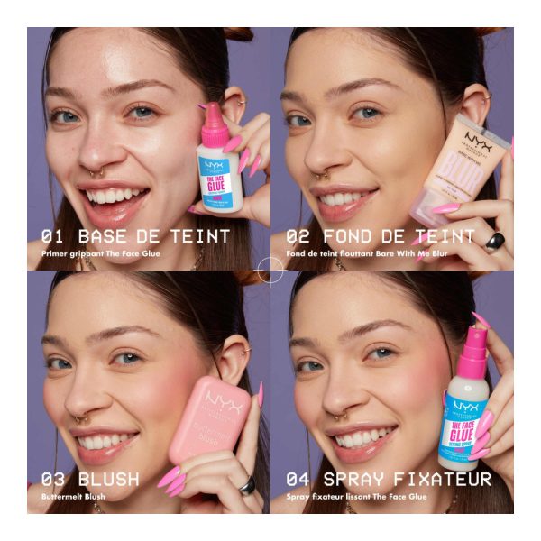 NYX – The Face Glue Primer – Base de teint longue tenue 3 NYX – The Face Glue Primer – Base de teint longue tenue 3