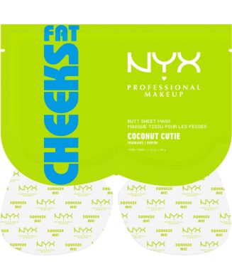 NYX - Fat Cheeks Masque Coconut Cutie – Masque hydratant pour les fesses