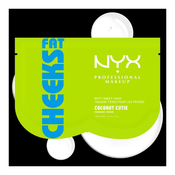 NYX – Fat Cheeks Masque Coconut Cutie – Masque hydratant pour les fesses 3