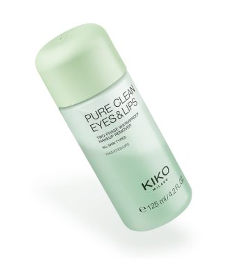 KIKO Milano – New Pure Clean Eyes&Lips – Démaquillant biphasé yeux et lèvres – 125 ml