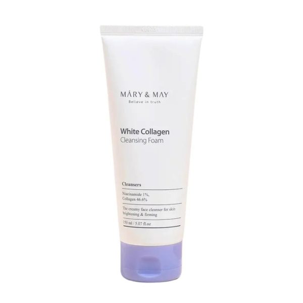 Mary & May – White Collagen Cleansing Foam