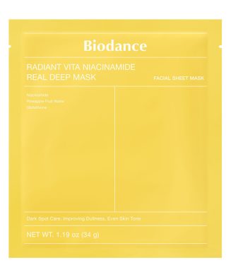 BIODANCE – Radiant Vita Niacinamide Real Deep Mask – 1 masque