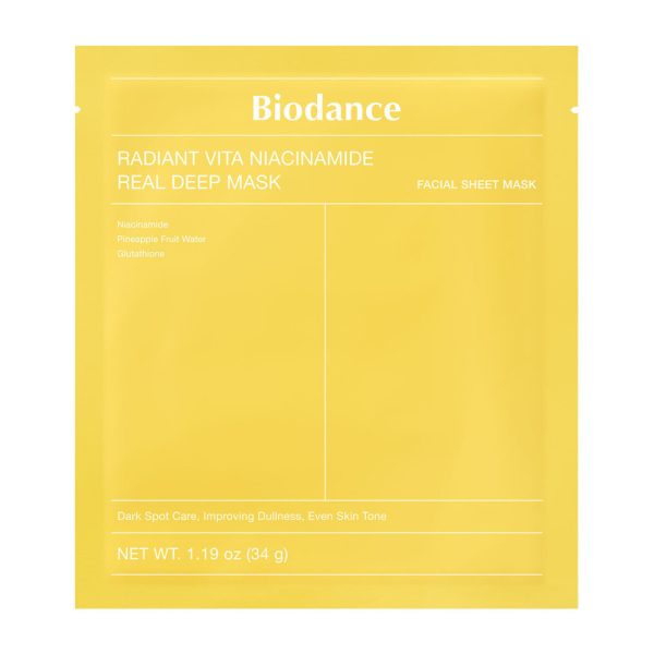 BIODANCE – Radiant Vita Niacinamide Real Deep Mask – 1 masque BIODANCE – Radiant Vita Niacinamide Real Deep Mask – 1 masque