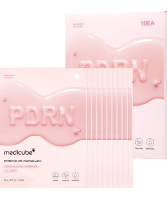 MEDICUBE – PDRN Pink Vita Coating Mask – 1 masque
