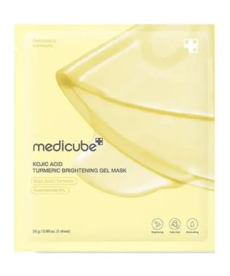 MEDICUBE – Kojic Acid Turmeric Brightening Gel Mask – 1 masque