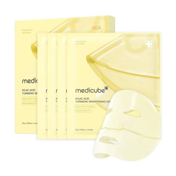 MEDICUBE – Kojic Acid Turmeric Brightening Gel Mask – 1 masque 2 MEDICUBE – Kojic Acid Turmeric Brightening Gel Mask – 1 masque 2