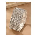 SHEIN – Bracelet élégant à 8 rangs de cristaux et strass (NAIZHU) 3