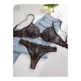 SHEIN – Ensemble soutien-gorge et culotte en dentelle matelassé uni