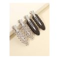 SHEIN – Lot de 4 pinces à cheveux vintage à pois