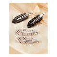 SHEIN – Lot de 4 pinces à cheveux vintage à pois 3