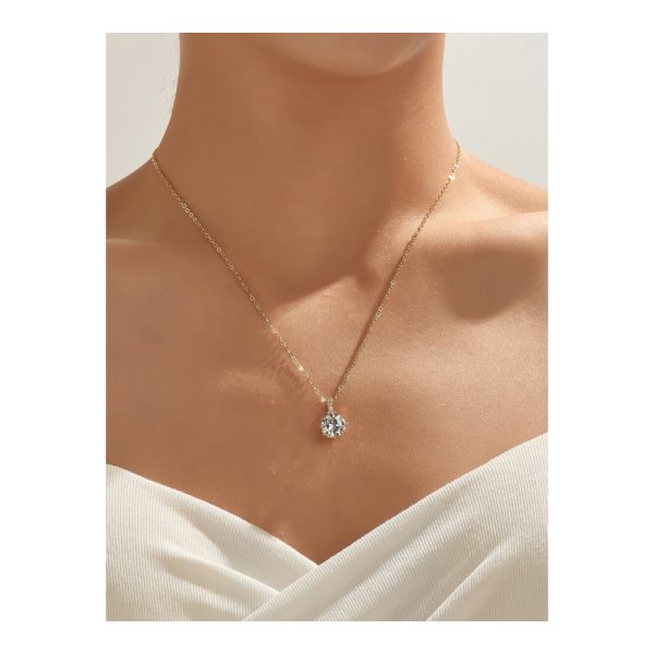 SHEIN – Collier pendentif breloque ornée de strass