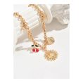 SHEIN – Collier à breloque soleil doré 3