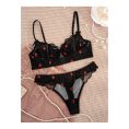 SHEIN – Ensemble lingerie soutien-gorge et culotte en dentelle 2