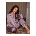 SHEIN – Pyjama en satin à col châle