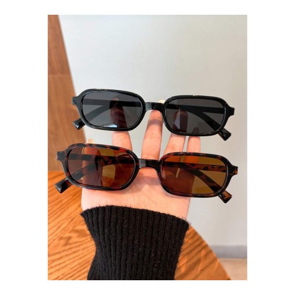 SHEIN – Set de 2 paires de lunettes rectangulaires minimalistes SHEIN – Set de 2 paires de lunettes rectangulaires minimalistes