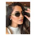 SHEIN – Lunettes vintage unisexes ovales en métal