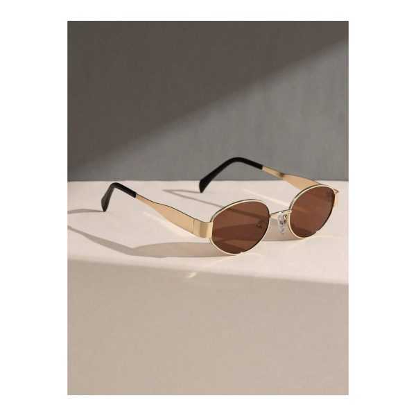 SHEIN – Lunettes vintage unisexes ovales en métal 3 SHEIN – Lunettes vintage unisexes ovales en métal 3