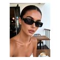 SHEIN – Lunettes vintage carrées style Y2K – unisexes
