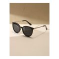 SHEIN – Lunettes de soleil rondes rétro – monture noire 2