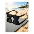 SHEIN – Lunettes de soleil minimalistes UV400 – unisexes 4