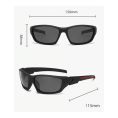 SHEIN – Lunettes de soleil polarisées Y2K – monture noire unisexe 4